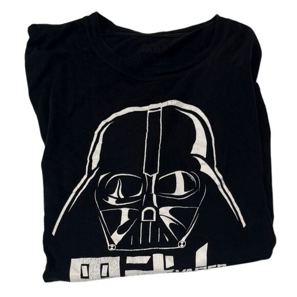 Star Wars T Shirt Black Short Sleeve - Darth Vader Helmet Mandarin - Large - Picture 7 of 7